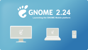 The GNOME 2.24 Splashscreen
