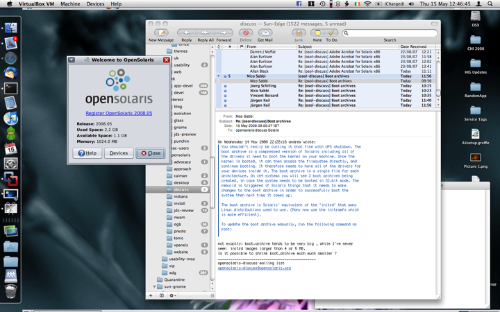 Seamless OpenSolaris