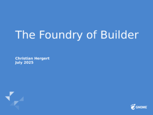 A screenshot of the title page of the presentation, which is likely more accessible than this web page.