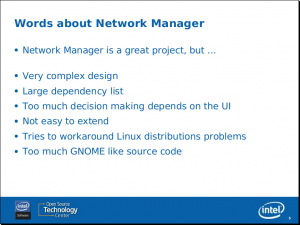 Supposed Words About NetworkManager