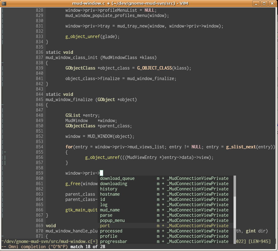 Code Completion with VIM 7 Les Harris