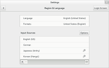 Region & Language