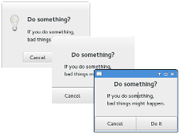 Message Dialogs