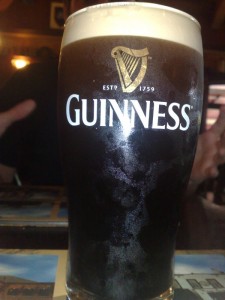 Freshly draught Guinness (~5€)