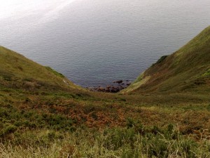 Cliff in Howth near Dublin