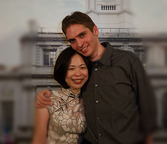 Li-Ling & me in City Hall, New York
