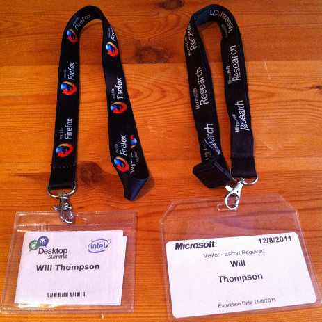 Desktop Summit and CamHac Lanyards