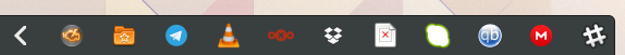 Deprecated GNOME status icons tray