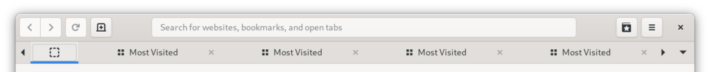 Pinned tabs in Epiphany 3.38