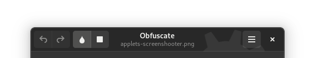 Obfuscate, with an open file, before libadwaita update