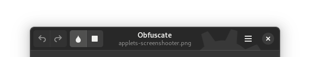 Obfuscate, with an open file, after libadwaita update