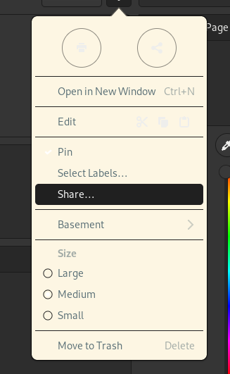 Default popover, dark, recolored to Solarized. Half the colors are off to the point they are illegible