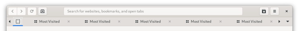 Pinned tabs in Epiphany 3.38
