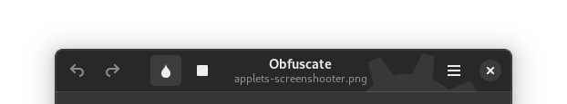 Obfuscate, with an open file, with unlinked buttons and spacing