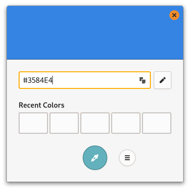 Color Picker using the Pop stylesheet
