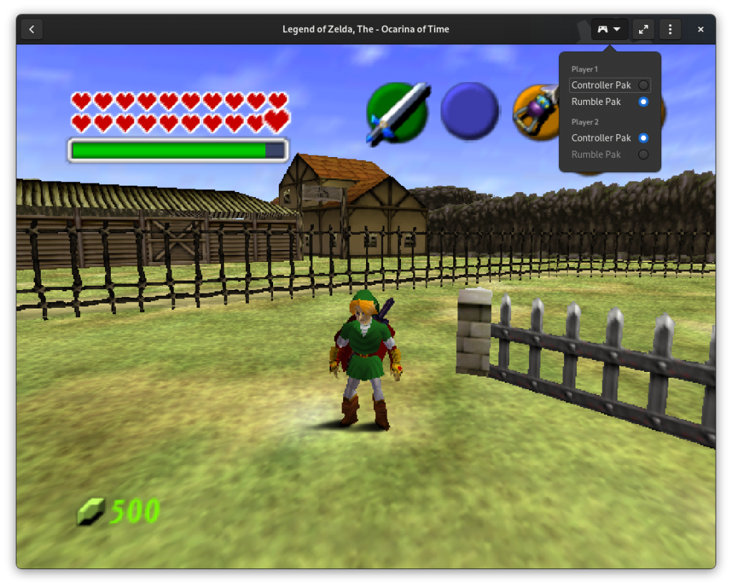 Picture of Games running Ocarina Of Time