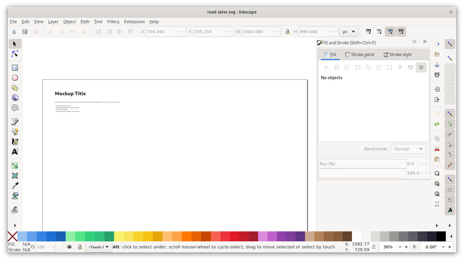 inkscape swatches empty