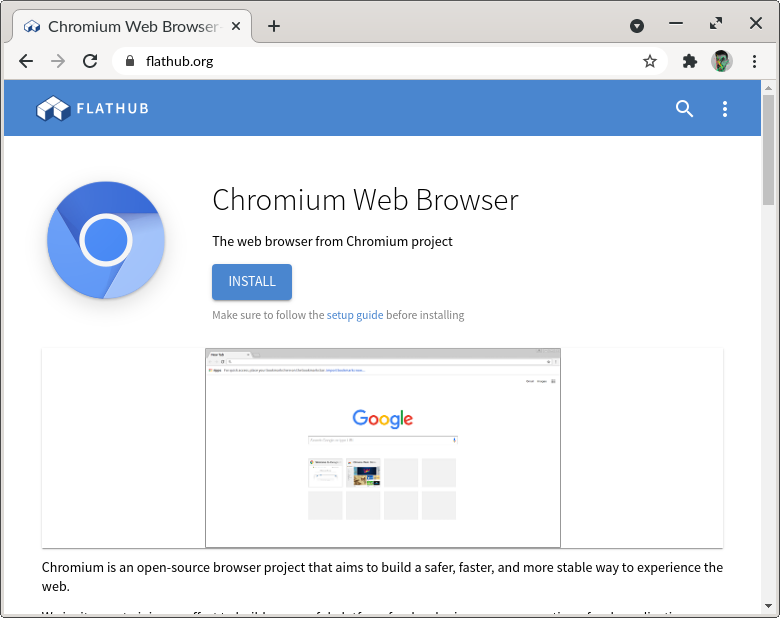 Chromium on Flathub – Will Thompson