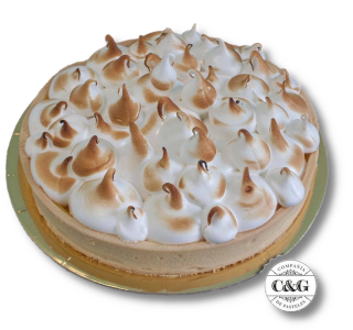 Lemon pie with Italian meringue